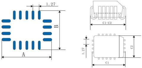 PLCC Shape and Bonding Pad
