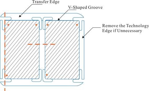 Slotted hole separating method