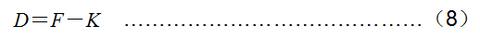 D=F-K