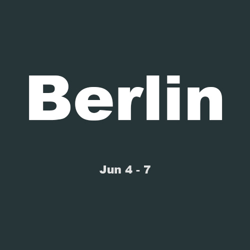 berlin jun 4 -7
